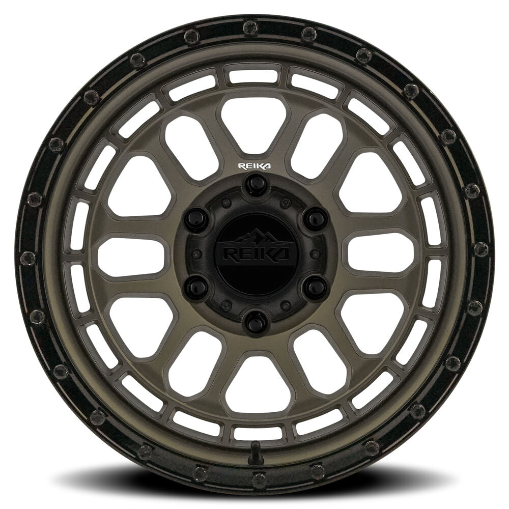 Reika R35 Satin Bronze/ Satin Black Ring 17x8.5 0 6x139.7mm 106.1mm