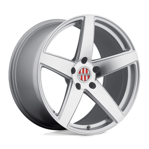 Victor Equipment BADEN Silver W/ Mirror Cut Face 19x10 +50 5x130mm 71.5mm - Wheelwiz
