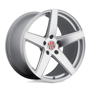 Victor Equipment BADEN Silver W/ Mirror Cut Face 21x10.5 +56 5x130mm 71.5mm - Wheelwiz