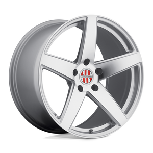 Victor Equipment BADEN Silver W/ Mirror Cut Face 22x10.5 +56 5x130mm 71.5mm - WheelWiz