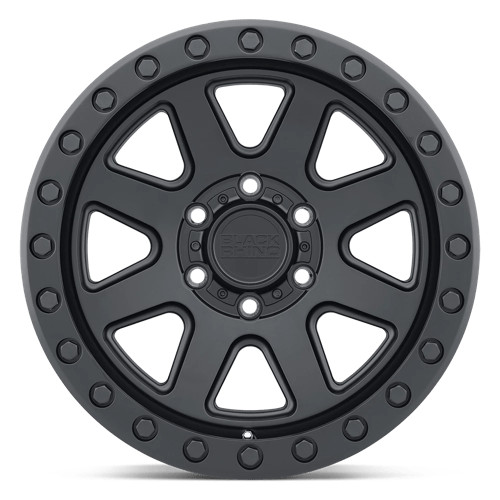 Black Rhino BAKER Matte Black 18x9 +12 6x114.3mm 76.1mm - WheelWiz