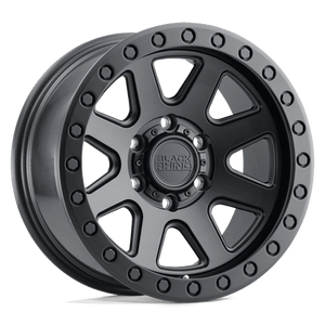 Black Rhino BAKER Matte Black 17x8.5 -18 5x114.3mm 71.5mm - WheelWiz