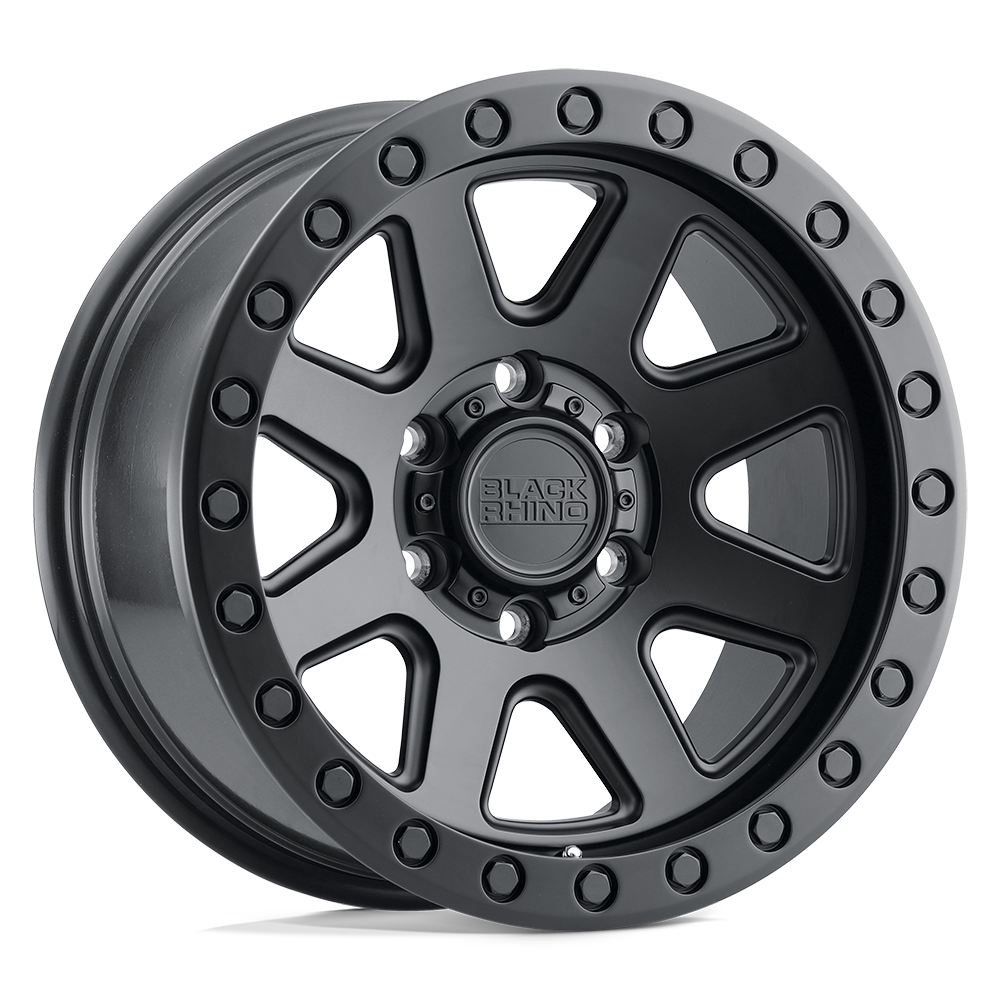 Black Rhino BAKER Matte Black 17x8.5 -18 6x139.7mm 112.1mm - WheelWiz