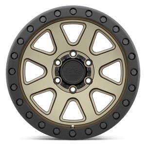 Black Rhino BAKER Matte Bronze W/ Black Ring 18x9 +12 6x139.7mm 112.1mm - Wheelwiz