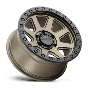 Black Rhino BAKER Matte Bronze W/ Black Ring 18x9 +12 6x139.7mm 112.1mm - Wheelwiz