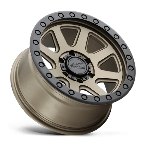 Black Rhino BAKER Matte Bronze W/ Black Ring 18x9 -18 5x127mm 71.5mm - WheelWiz