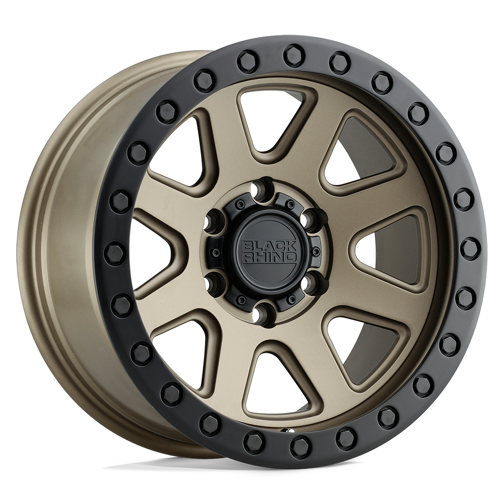 Black Rhino BAKER Matte Bronze W/ Black Ring 20x9 -18 6x139.7mm 112.1mm - WheelWiz