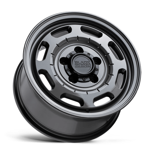 Black Rhino BANDOLIER Gloss Gunmetal 17x8 +45 5x130mm 78.1mm - Wheelwiz