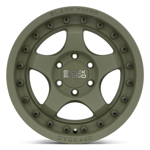 Black Rhino BANTAM Olive Drab Green 16x8 -10 6x139.7mm 112.1mm - WheelWiz