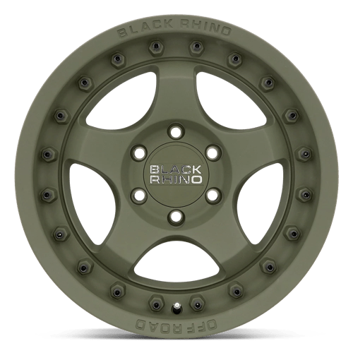 Black Rhino BANTAM Olive Drab Green 17x8.5 -10 6x139.7mm 112.1mm - Wheelwiz