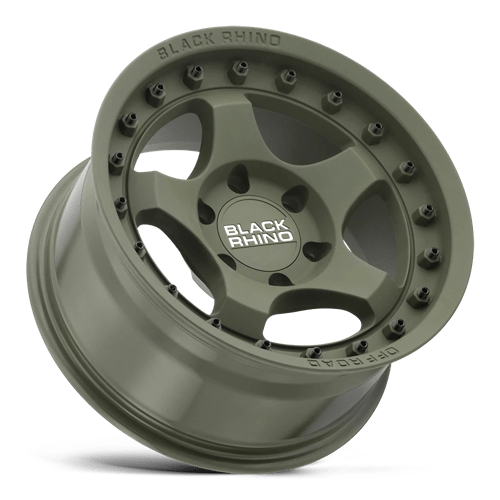 Black Rhino BANTAM Olive Drab Green 17x8.5 -10 5x127mm 71.5mm - WheelWiz
