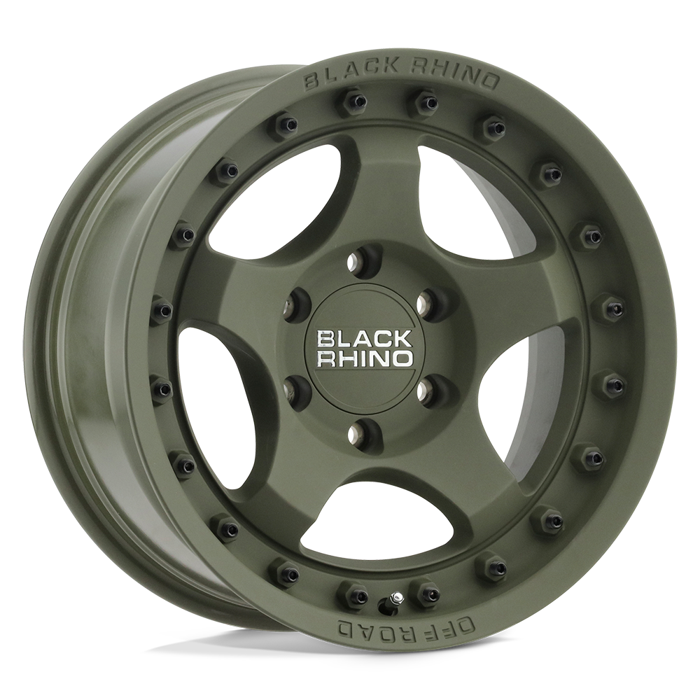 Black Rhino BANTAM Olive Drab Green 16x8 -10 6x139.7mm 112.1mm - WheelWiz
