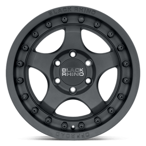Black Rhino BANTAM Textured Black 16x8 -10 5x127mm 71.5mm - Wheelwiz