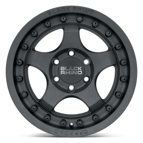 Black Rhino BANTAM Textured Black 17x8.5 -10 5x127mm 71.5mm - Wheelwiz