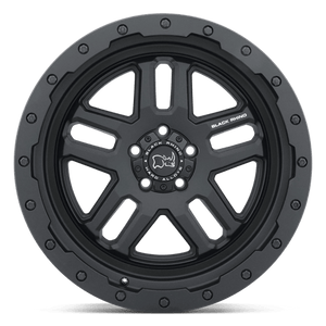 Black Rhino BARSTOW Textured Matte Black 18x8 +38 6x130mm 84.1mm - WheelWiz