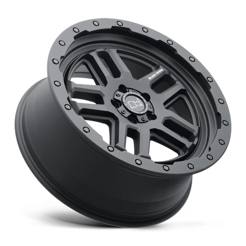 Black Rhino BARSTOW Textured Matte Black 20x9.5 -18 5x127mm 71.5mm - Wheelwiz