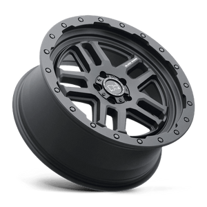 Black Rhino BARSTOW Textured Matte Black 18x9.5 +12 6x139.7mm 112.1mm - Wheelwiz