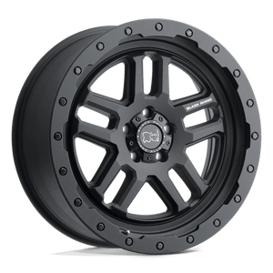 Black Rhino BARSTOW Textured Matte Black 19x8 +30 5x114.3mm 76.1mm - WheelWiz