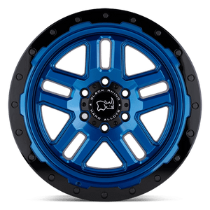 Black Rhino BARSTOW Dearborn Blue W/ Black Ring 17x9.5 -18 5x127mm 71.5mm - WheelWiz