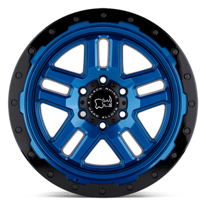 Black Rhino BARSTOW Dearborn Blue W/ Black Ring 17x9.5 -18 6x139.7mm 112.1mm - Wheelwiz