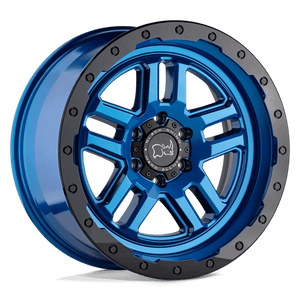 Black Rhino BARSTOW Dearborn Blue W/ Black Ring 18x9.5 -18 6x139.7mm 112.1mm - WheelWiz