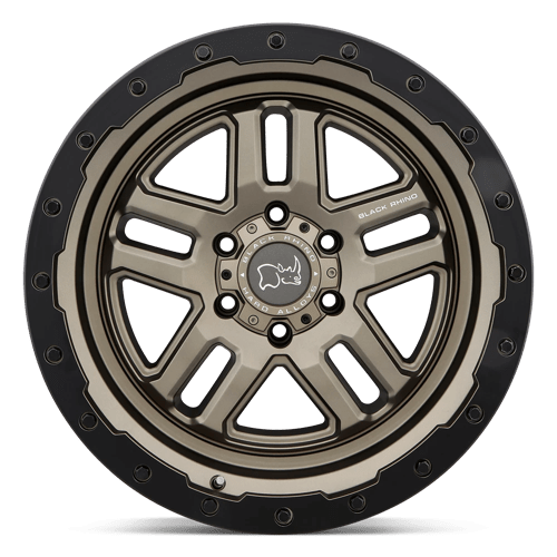 Black Rhino BARSTOW Matte Bronze W/ M-black Ring 18x9.5 +12 6x135mm 87.1mm - Wheelwiz