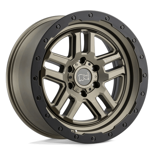 Black Rhino BARSTOW Matte Bronze W/ M-black Ring 20x9.5 0 5x139.7mm 78.1mm - Wheelwiz