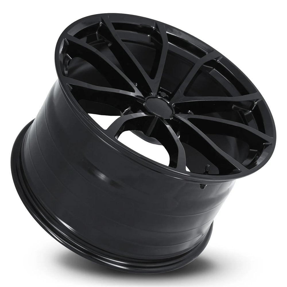 Factory Reproductions FR 25 Gloss Black 20x12 +59 5x120.65mm 70.3mm