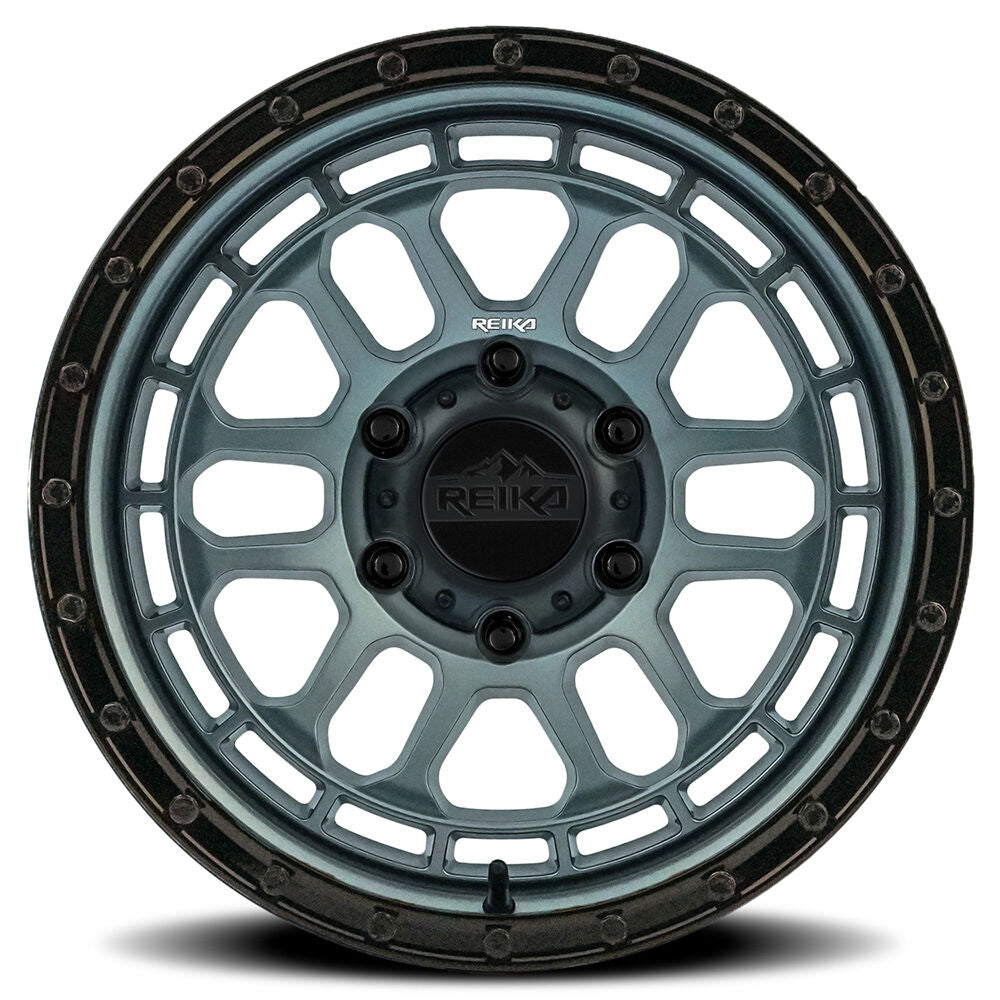 Reika R35 Gloss Graphite/Gloss Black Ring 17x8.5 0 6x135mm 87.1mm