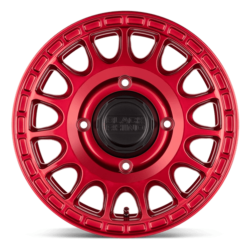 Black Rhino SANDSTORM UTV Candy Red 15x7 +36 4x110mm 80.2mm - Wheelwiz