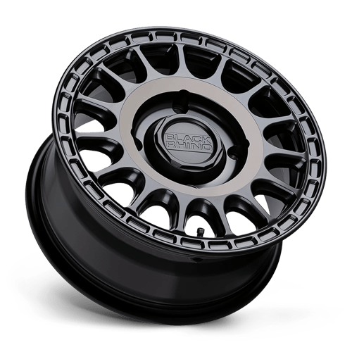 Black Rhino SANDSTORM UTV Semi Gloss Black W/ Mach Tint 15x7 +36 4x137mm 106.1mm - Wheelwiz