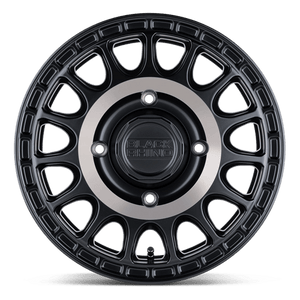 Black Rhino SANDSTORM UTV Semi Gloss Black W/ Mach Tint 15x7 +51 4x156mm 132mm - Wheelwiz