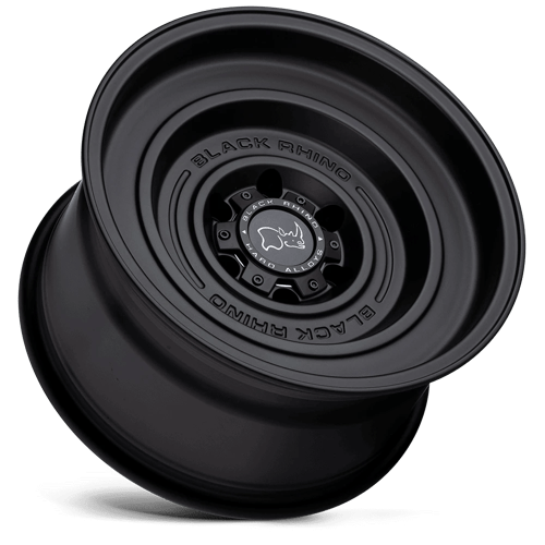 Black Rhino SOLID Matte Black 17x9.5 -12 6x139.7mm 112.1mm - Wheelwiz