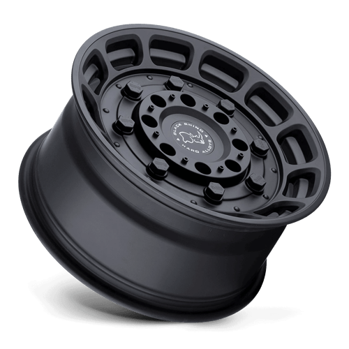Black Rhino WARTHOG Matte Black 20x9.5 +12 6x114.3mm 76.1mm - Wheelwiz