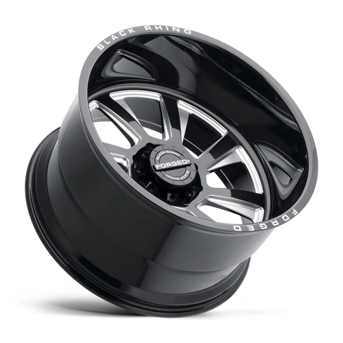 Black Rhino BLASTER Gloss Black Milled 22x14 -76 6x139.7mm 112.1mm - Wheelwiz