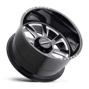 Black Rhino BLASTER Gloss Black Milled 22x14 -76 6x139.7mm 112.1mm - Wheelwiz