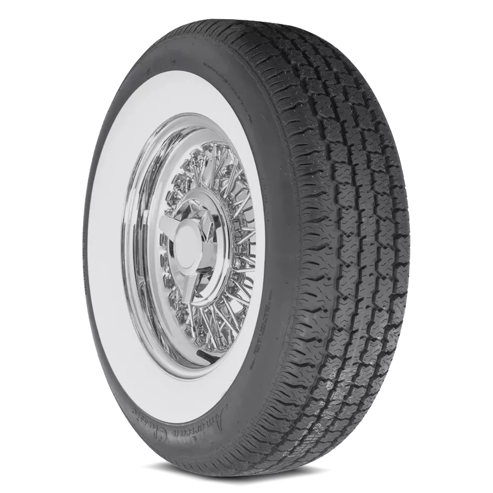 Coker American Classic Radial (2 1/2 INCH Whitewall) 205/75R15 - Wheelwiz