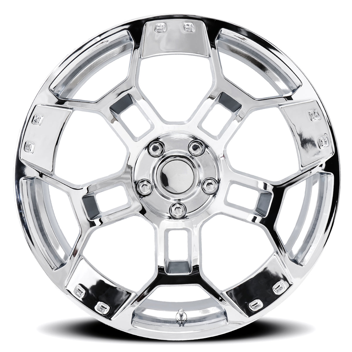 Factory Reproductions FR 701F Chrome 19x10 +35 5x114.3mm 70.5mm