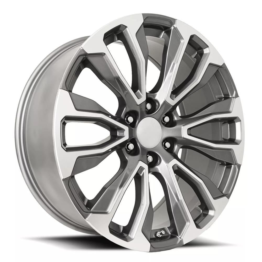Factory Reproductions FR 203 Grey Machine Face 24x10 +31 6x139.7mm 78.1mm