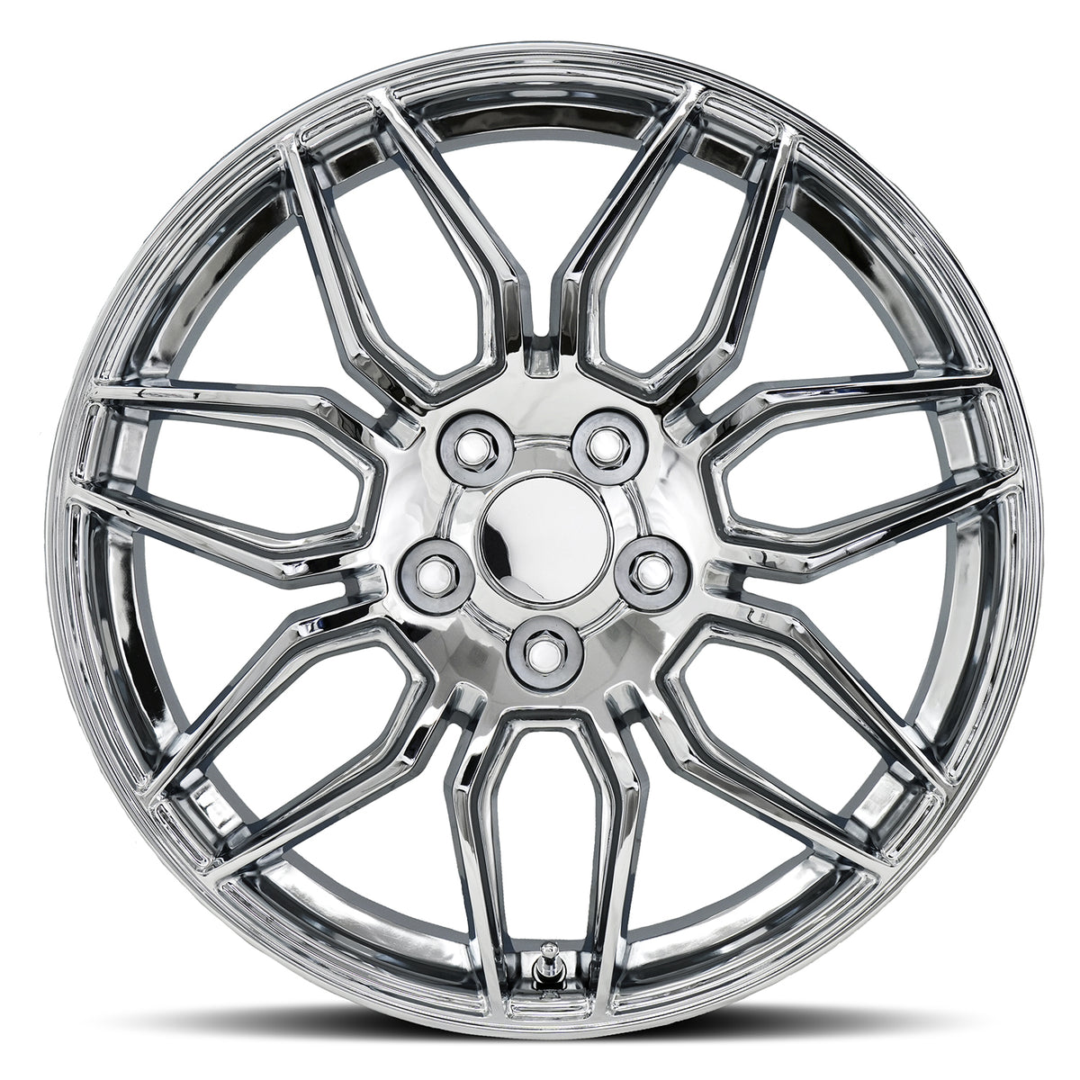Factory Reproductions FR 401 Chrome 19x8.5 +56 5x120.65mm 70.3mm