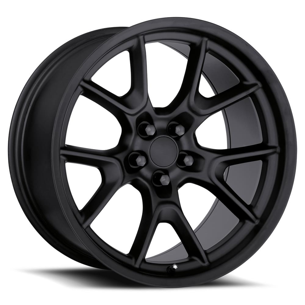 Factory Reproductions FR 66F Satin Black 20x10 +22 5x115mm 71.5mm