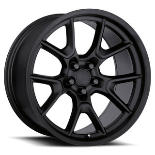 Factory Reproductions FR 66F Satin Black 20x10 +22 5x115mm 71.5mm