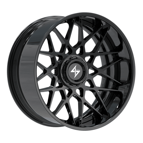 Sentali BFX5 Gloss Black 22x10 -24 5x127|5x139.7mm 78.1mm