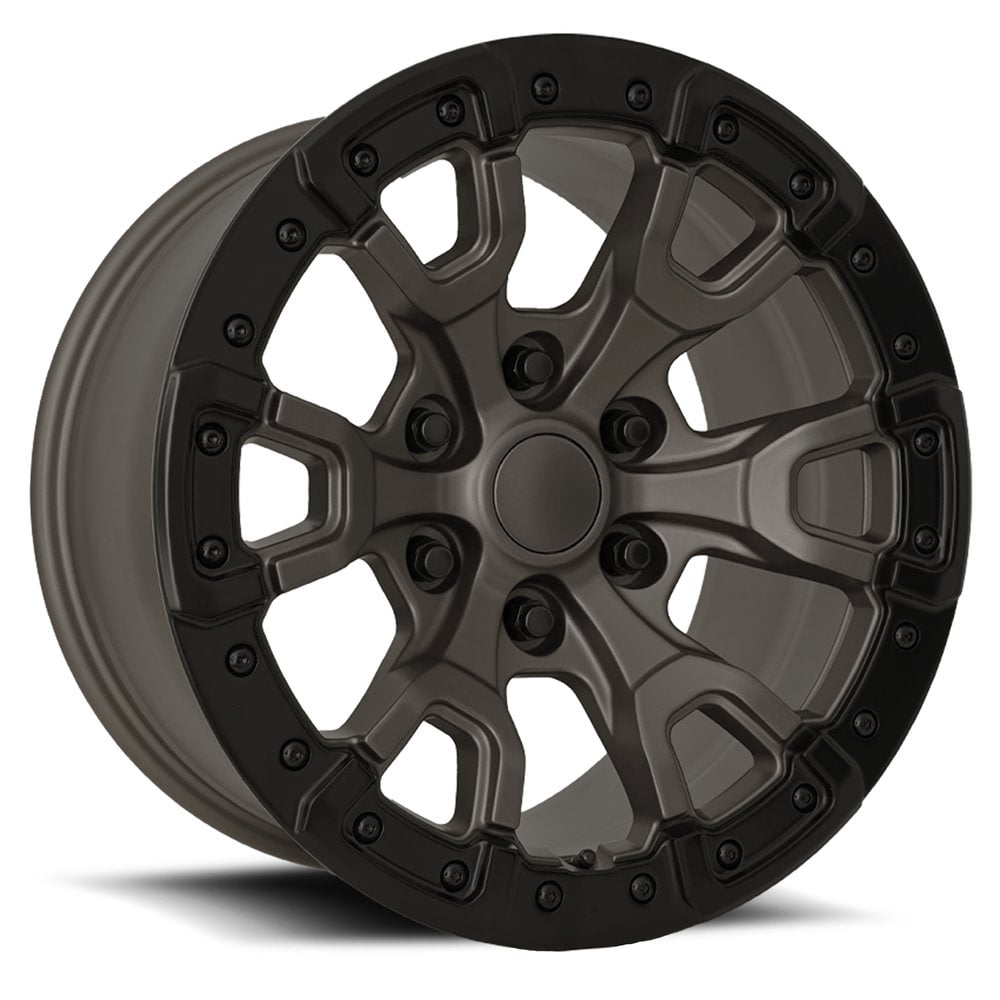 Factory Reproductions FR 99 Satin Bronze/Satin Black Ring 17x9 +18 6x139.7mm 93.1mm