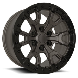 Factory Reproductions FR 99 Satin Bronze/Satin Black Ring 17x9 +18 6x139.7mm 93.1mm