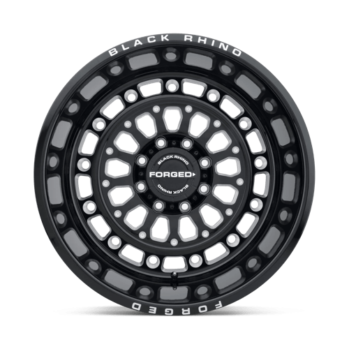 Black Rhino CENTURION Gloss Black W/ Milled Spokes 22x14 -76 5x127mm 71.5mm - WheelWiz