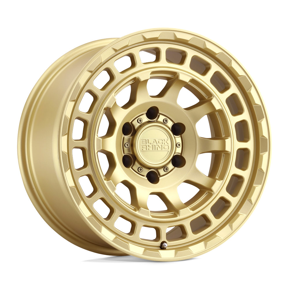 Black Rhino CHAMBER Matte Gold 17x8.5 +12 6x139.7mm 112.1mm - WheelWiz