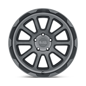 Black Rhino CHASE Brushed Gunmetal 18x8 +10 5x120mm 76.1mm - Wheelwiz