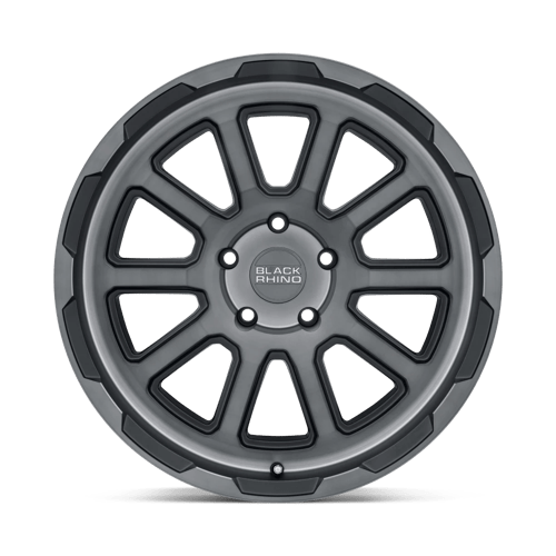 Black Rhino CHASE Brushed Gunmetal 17x8 +10 5x120mm 76.1mm - Wheelwiz