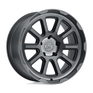 Black Rhino CHASE Brushed Gunmetal 17x9.5 -18 5x127mm 71.5mm - Wheelwiz